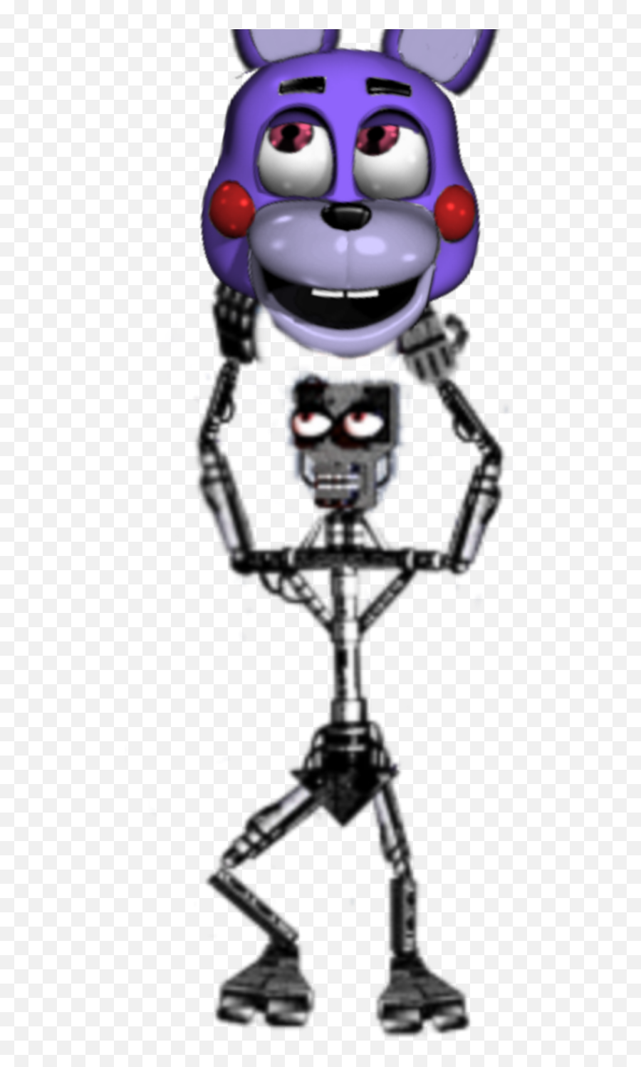 Fnaf6 Endoskeleton Classic Bonnie - Bonnie Endoskeleton Fnaf 1 Emoji,O_o Emoji