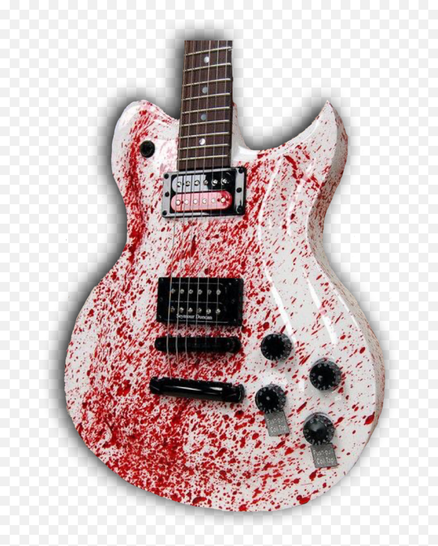 Guitar Bloody Frankiero Mcr Mychemicalromance Complex - Frank Iero Blood Guitar Emoji,Emoji Guitar