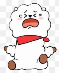 Bt21 Rj Cry Universtar - Sticker By Bt21 Bts Clip Art Emoji,Bt21 Emoji