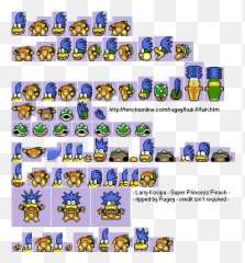 DS DSi - Super Princess Peach Larry Koopa The Spriters Emoji