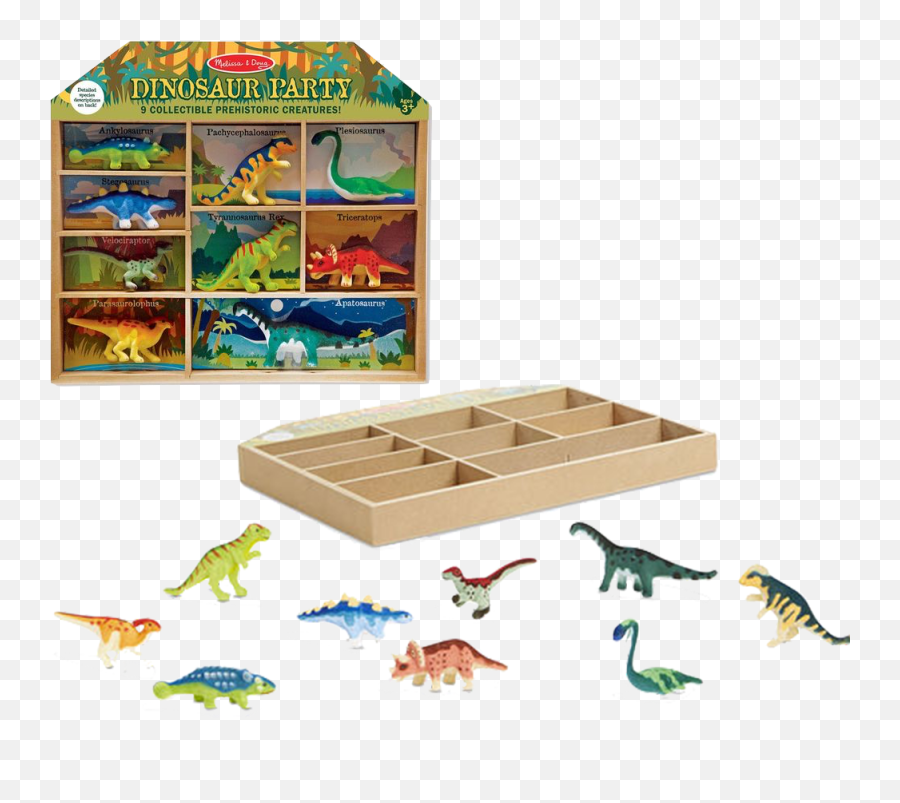 Melissa U0026 Doug Dinosaur Party Play Set - Dinosaur Party Melissa And Doug Emoji,Velociraptor Emoji