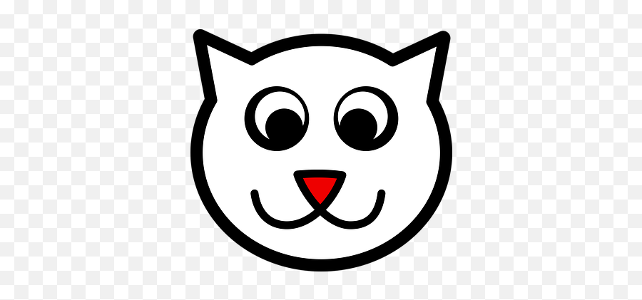 70 Cat Face Vector - Easy Cartoon Cat Face Emoji,Cat Face Emoji