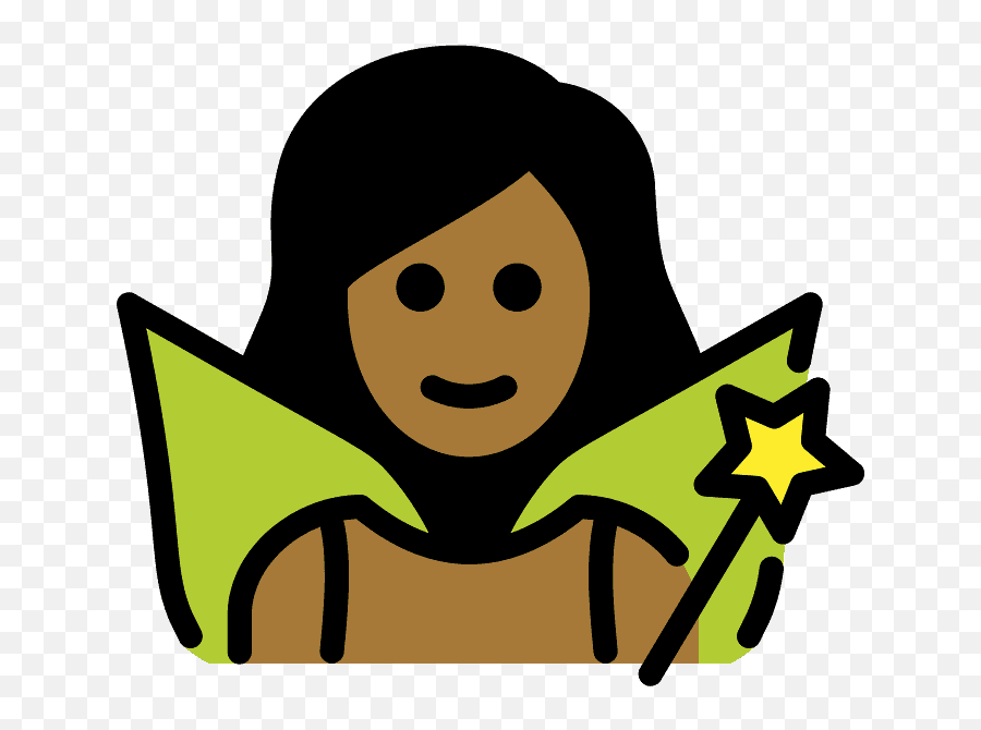 Woman Fairy Emoji Clipart - Fee Smiley,Fairy Emoji