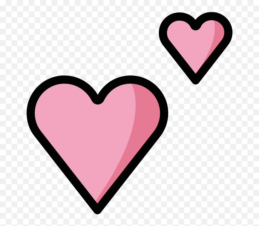 Openmoji - Heart Emoji,Pink Heart Emoji Png