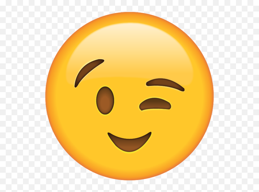 Wink Emoji - Wink Emoji,Emoji Smile