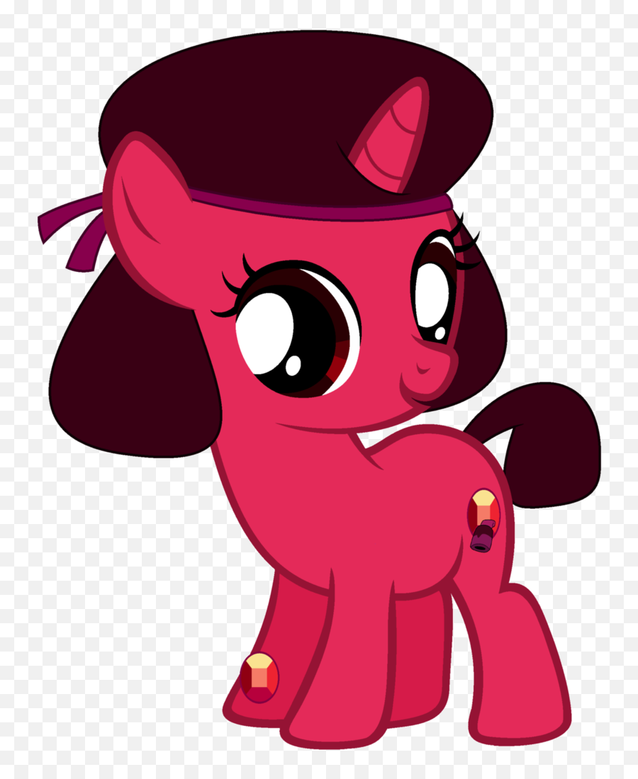 Ra1nb0wk1tty Ponified Pony Ruby - Ruby Transparent Steven Universe Emoji,Ruby Emoji