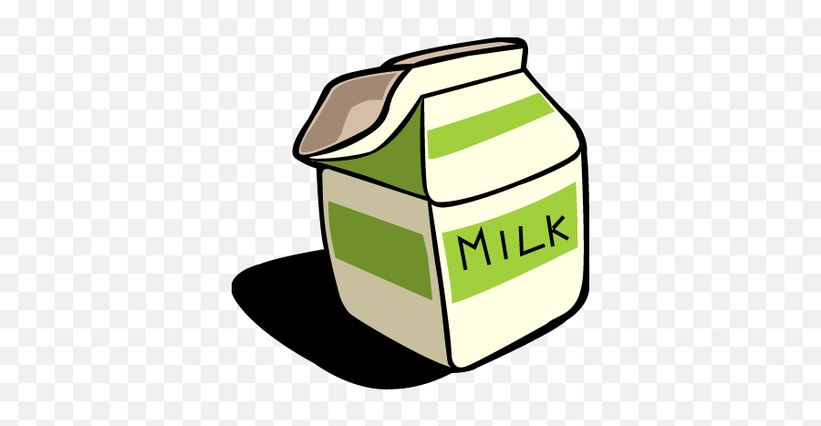 Clipart Of Milk Coffee Water Tea - Open Milk Carton Illustration Emoji,Milk Carton Emoji