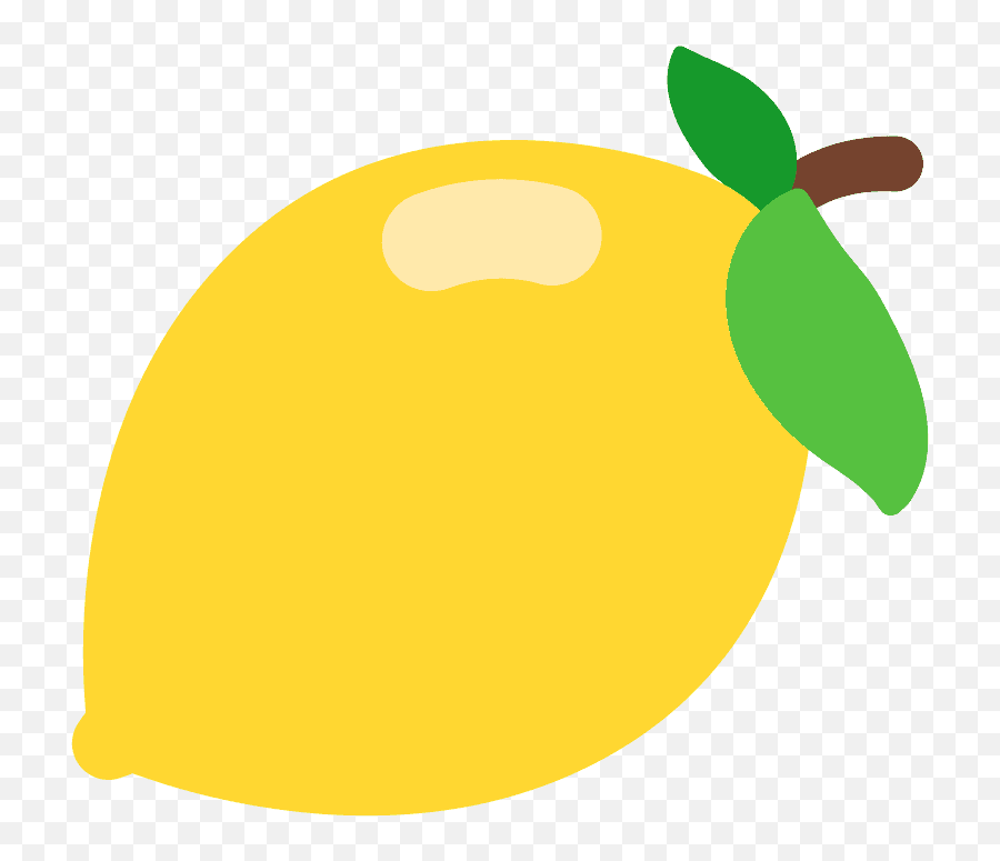 Lemon Emoji Clipart Free Download Transparent Png Creazilla - Transparent Background Cartoon Lemon,Mozilla Emoji