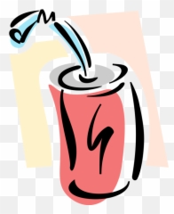 Vector Illustration Of Soda Pop Soft Drink Refreshment - Vetor Lata Refrigerante Png Emoji