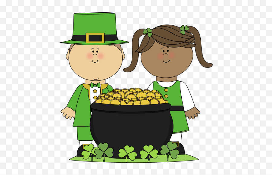 Three Holidays One Week - St Patricks Day Kids Clip Art Emoji,St Patrick's Day Emojis