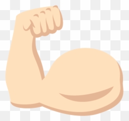 Flexed Biceps Light Skin Tone Emoji Emoticon Vector Icon - Emoji Del Musculo Png,Bicep Emoji