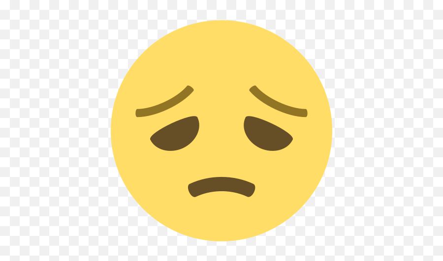 Emojione 1f61e - Anguished Emoji,Lizard Emoji