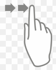 Free Android Robot Vectors - Swipe Finger Gif Png Emoji