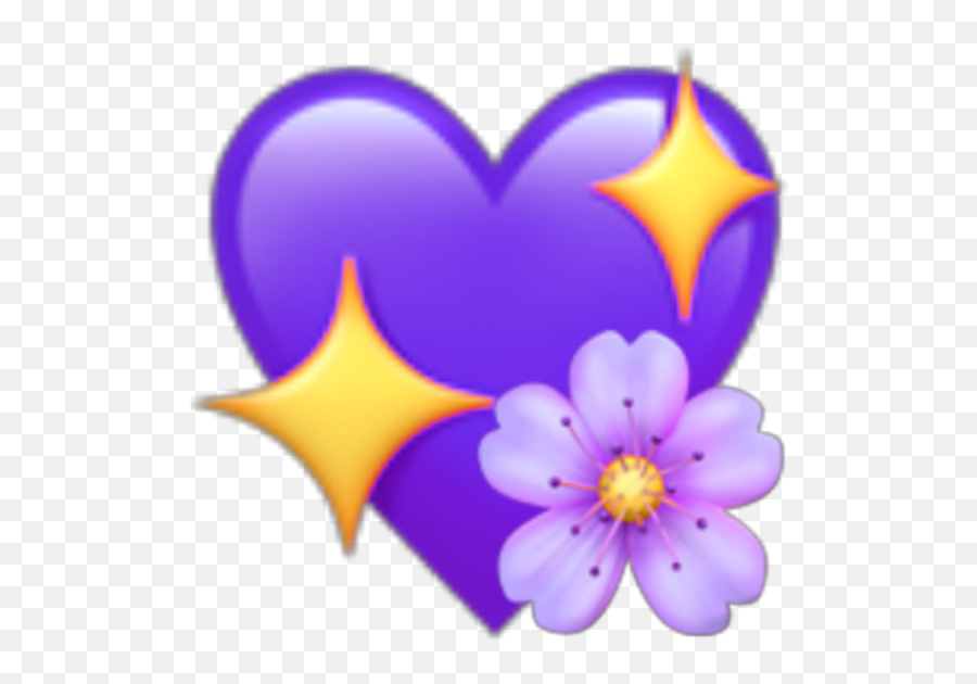 Heart Purple Emoji Iphone Ios - Viola,Lavender Emoji