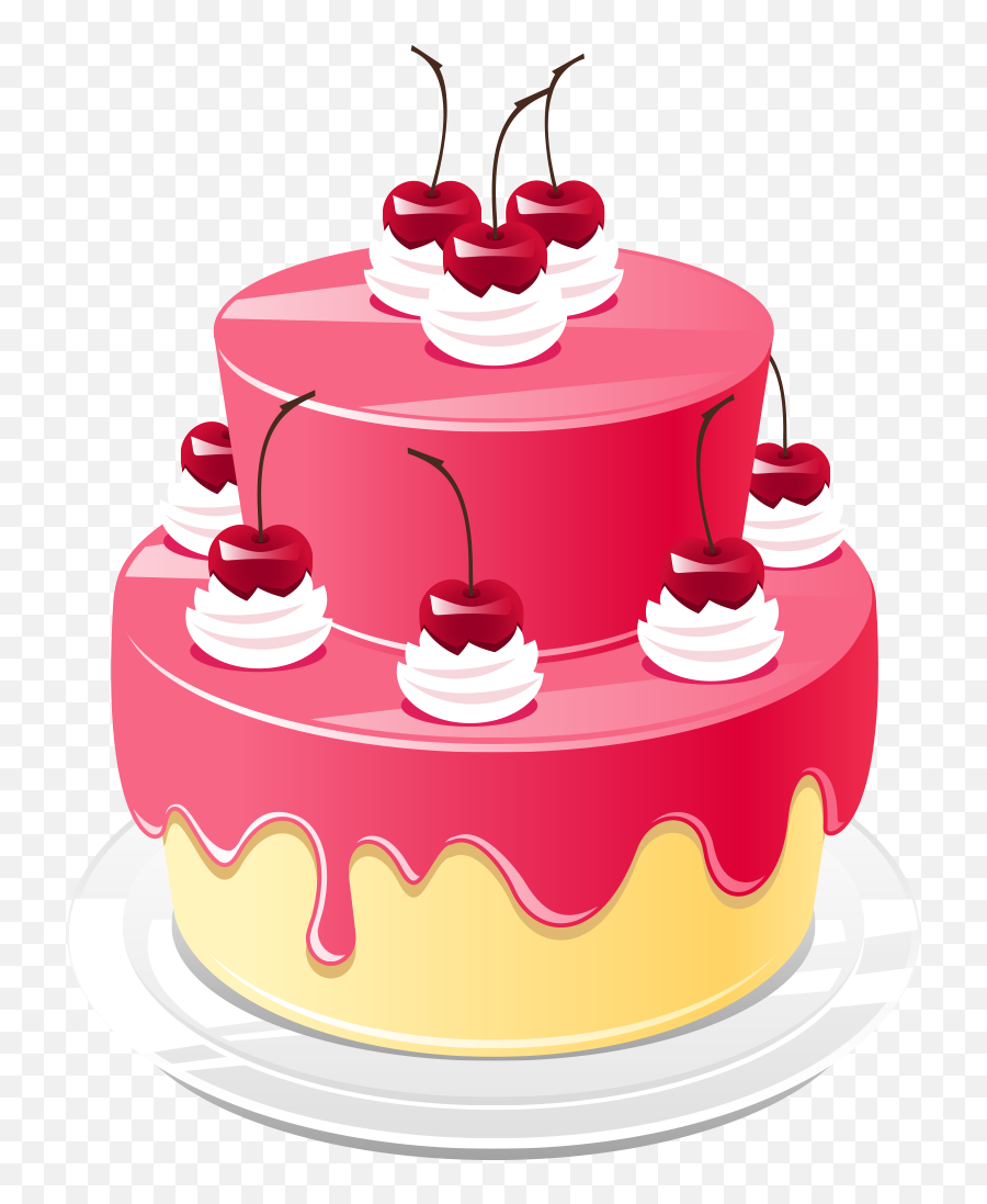 Emoji Clipart Birthday Cake Emoji Birthday Cake Transparent - Pink Birthday Cake Png,Emoji Cake Ideas
