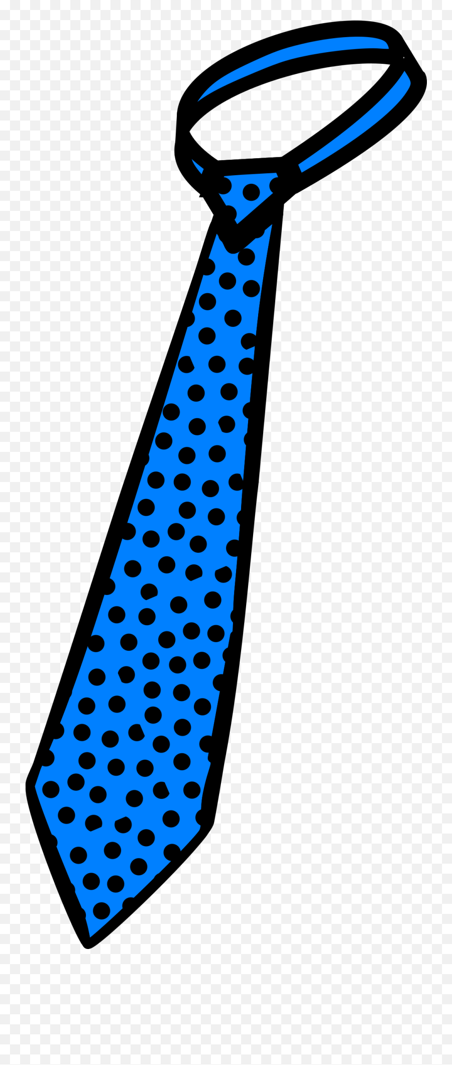 Poka Dotted Tie Vector Clipart Image - Clip Art Picture Of Tie Emoji,Shower Toilet Emoji
