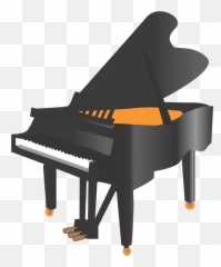 Piano Grand Instrument Free Vector - Forte Beethovem Sfond0 Bianco Emoji