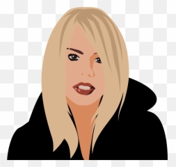 Actress Beauty Face Girl Head - Graphic Emoji