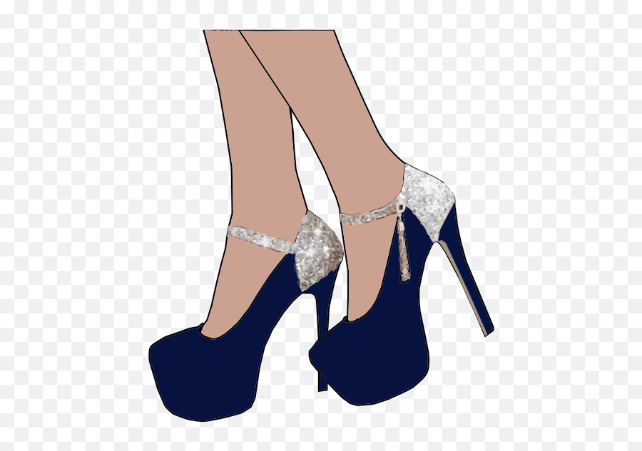 Sparkly Womens Shoes - Legs And High Heels Clip Art Emoji,Emoji Clothes And Shoes