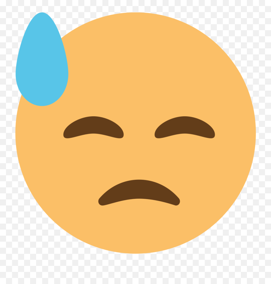 Emojione1 1f613 - Clip Art Emoji,Cheek Emoji