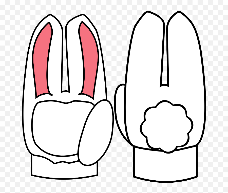 Bunny Gloves Lobstermittens Mittens - Illustration Emoji,Mittens Emoji