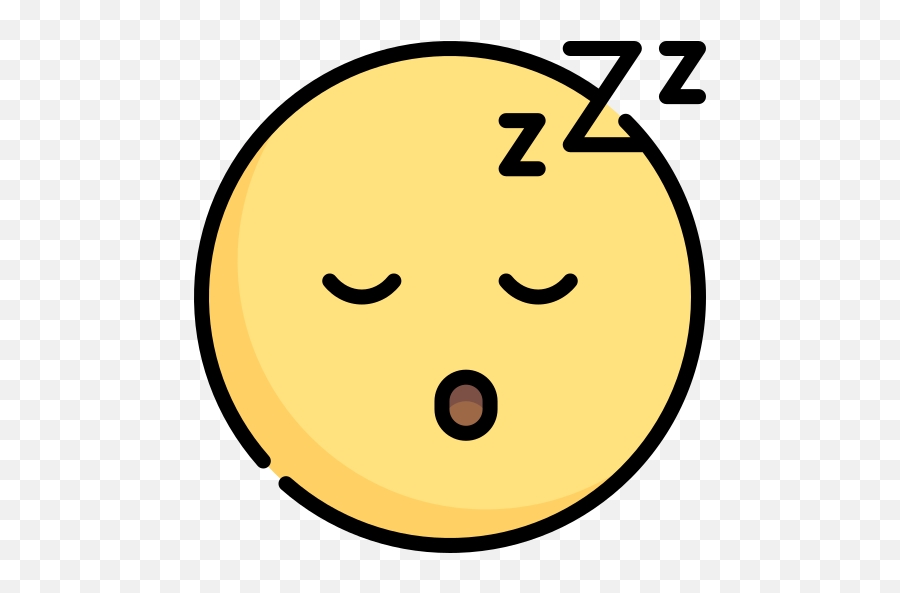 Free Icons - Circle Emoji,Sleeping Emoticon