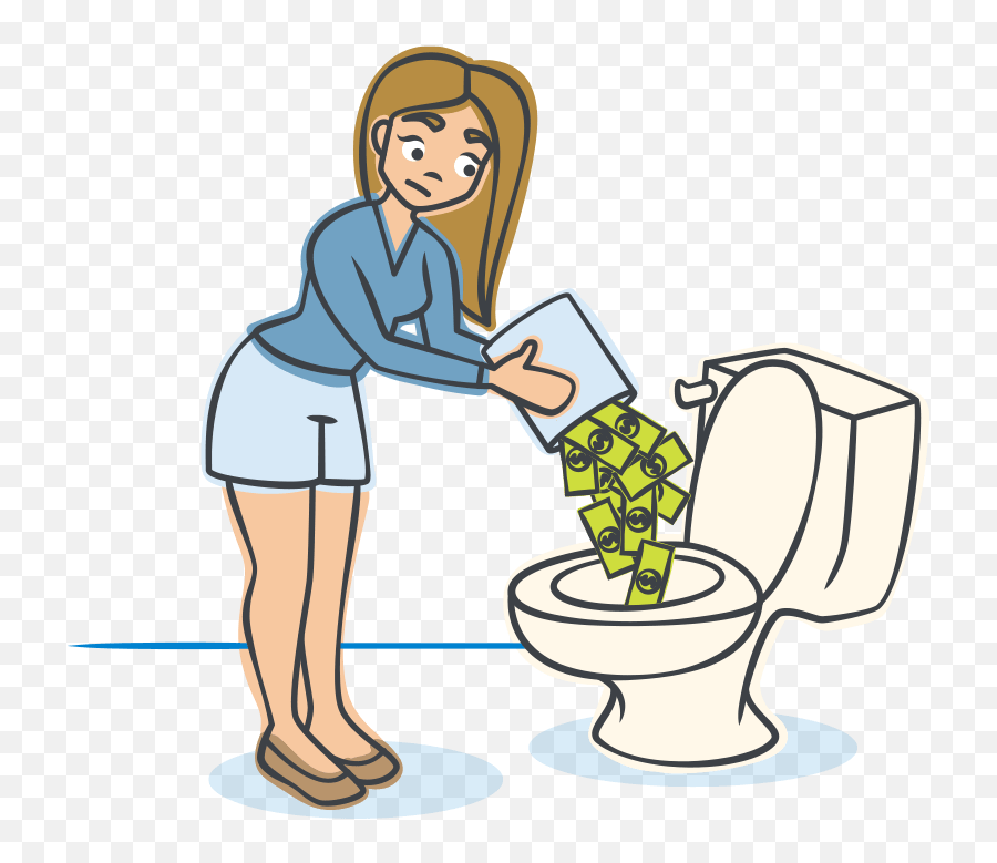 Dollars Clipart Monthly Budget Dollars - People Throwing Money Away Emoji,Spending Money Emoji