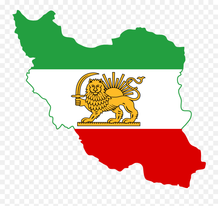 Flag - Iran Lion And Sun Flag Emoji,Iran Flag Emoji
