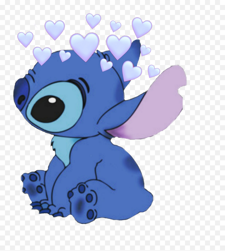 My Baby Blue Bluehearts Stitchdisney Stitch Disney Emoji,Stitch Emoji