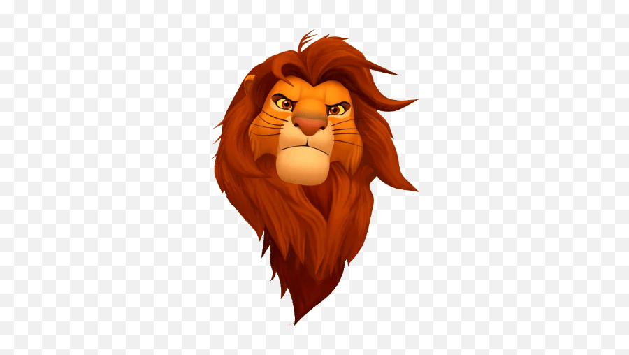 The Lion Stickers Set For Telegram - Transparent Background Lion King Png Emoji,Lion Emoji