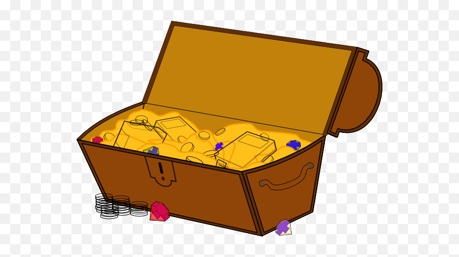Free Treasure Chest Clipart The Cliparts 4 - Clipartix Royalty Free Treasure Box Emoji,Treasure Chest Emoji