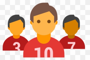 Football Team Icon - Color Group Of People Png Emoji