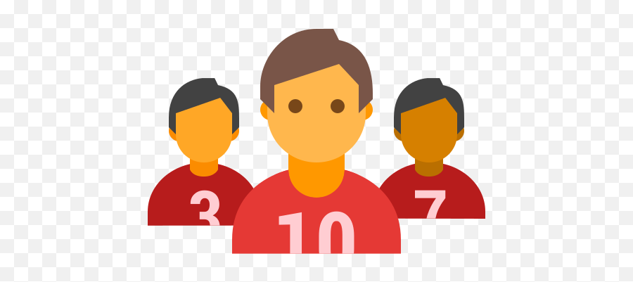 Football Team Icon - Color Group Of People Icon Png Emoji,Football Team Emoji