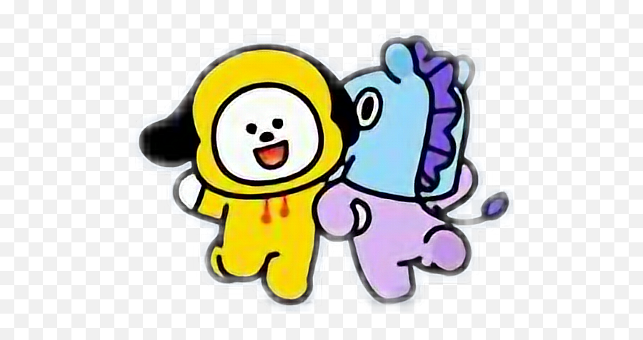 Bts Bt21 Mang Chimi - Sticker By Nicokun Cartoon Emoji,Bt21 Emoji
