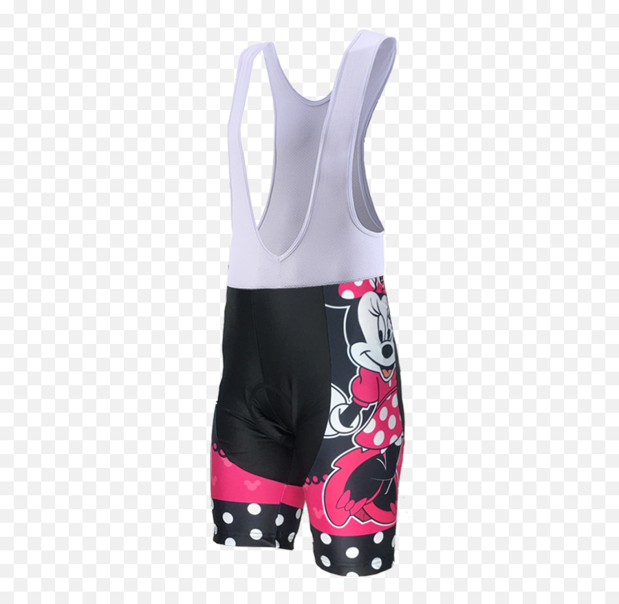 Minnie Mouse Womens Cycling Bib Shorts - Spandex Emoji,Swimming Running Biking Emoji