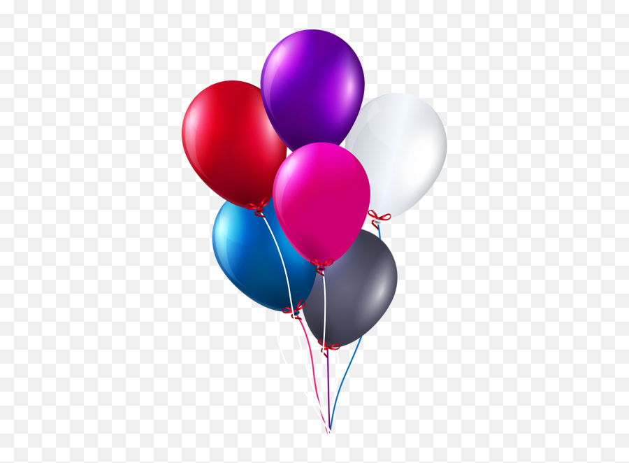 Balloons Happy Birthday Png - Birthday Transparent Balloons Png Emoji,Emoji Party Balloons