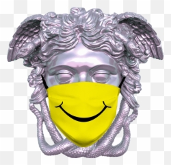 Smiley Face Mask - Aesthetic Masks Emoji,Usa Emoticon