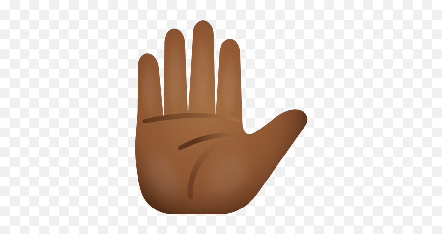 Raised Hand Medium Dark Skin Tone Icon - Sign Language Emoji,Raised Hands Emoji