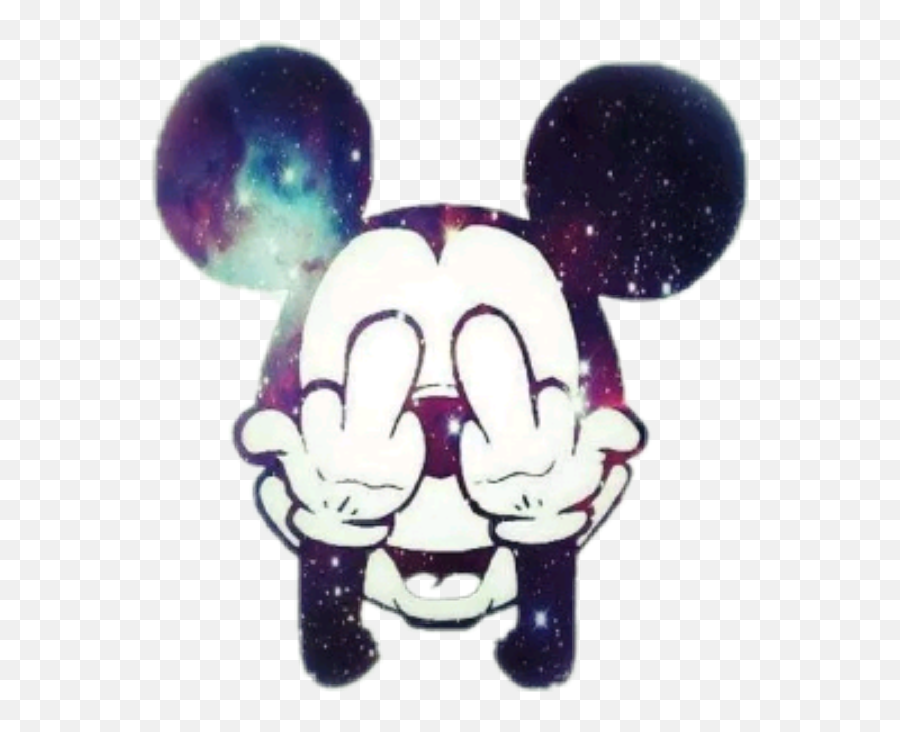 Mickey Mouse Fu Sticker By Johely Mabel - Va Mickey Ta Mere Emoji,Mickey Mouse Emoji