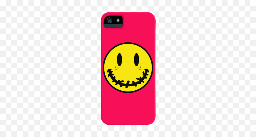 Pink Phone Cases Design By Humans - Smartphone Emoji,Disapproval Emoticon