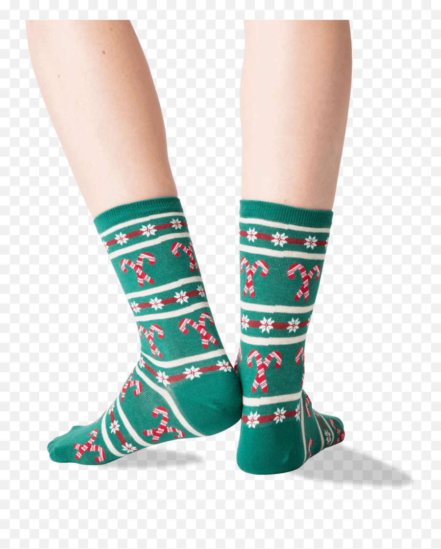 Womenu0027s Candy Cane Stripe Socks U2013 Hotsox - For Teen Emoji,Turkey Leg Emoji
