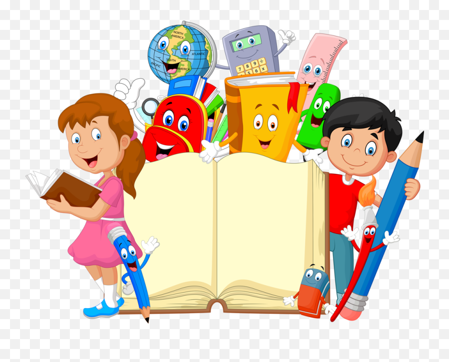 Library Of Kawaii School Supplies Jpg Free Library Png Files - Stationery Cartoon Emoji,Emoticones Kawaii