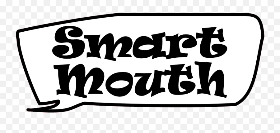 Smartmouth - Word Smart Transparent Emoji,Pow Emoji