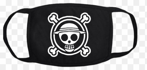 Mascherina Divertente Emoji Anime 3 One Piece Manga Cotone Riutilizzabile Lavabile -