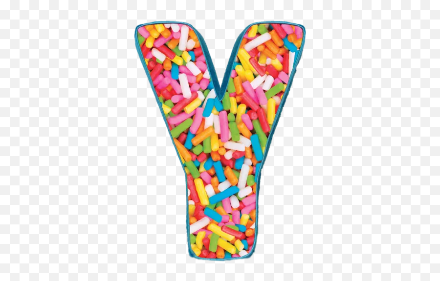 Iscream Lettermania P Initial 16 Gummy - Letter Y Candy Design Emoji,Extra Large Emoji Pillow