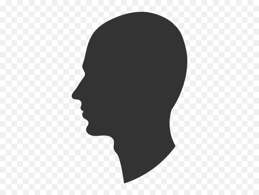 Face Silhouette Free Download Clip Art - Side Face Profile Silhouette Emoji,Sideways Face Emoji