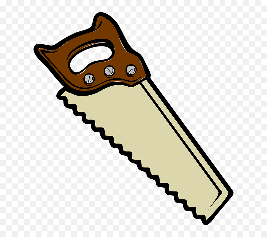 Saw Wood Cut - Clip Art Carpentry Tools Emoji,Hand Job Emoji