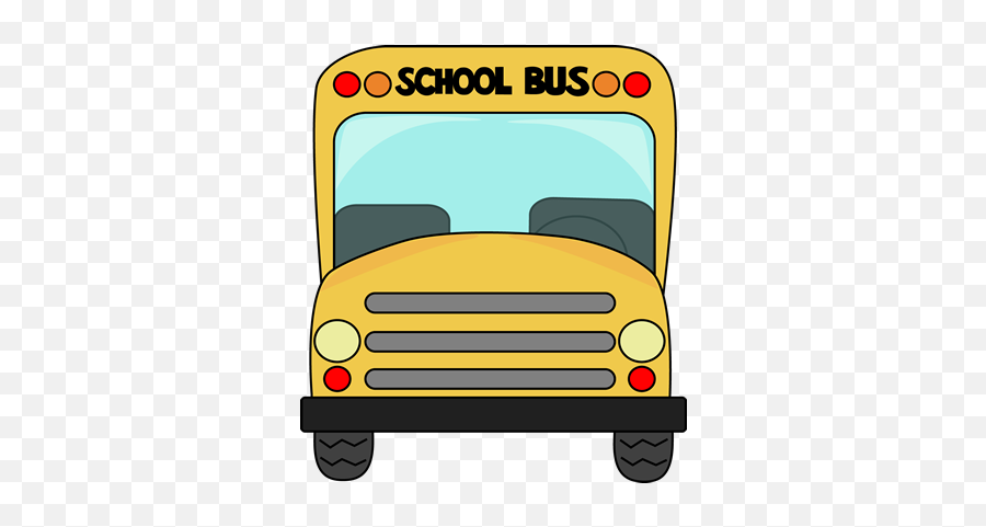 A School Bus In North America Is A - Front School Bus Clipart Emoji,Bus Emoji