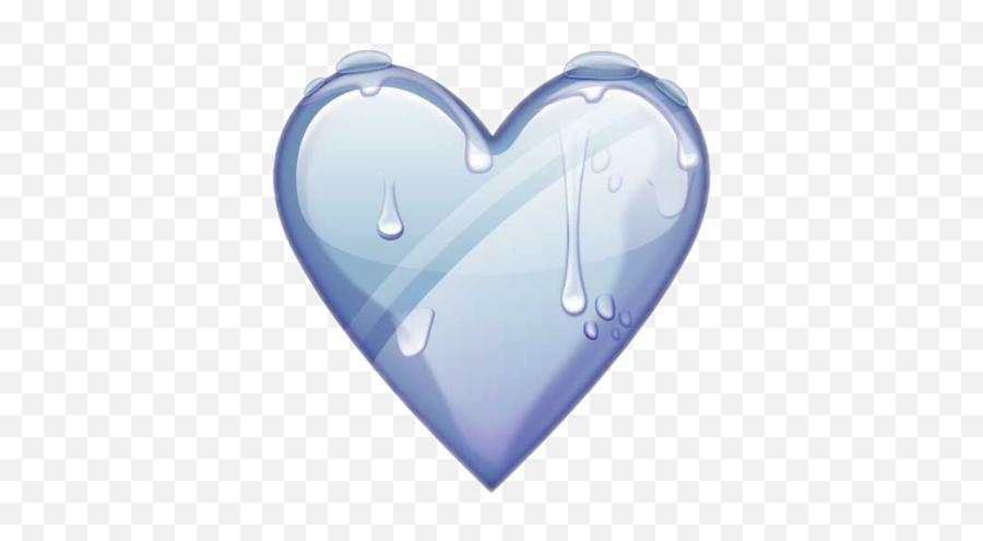 Ice Iceheart Heart Emoji Heartemoji - Cold Heart Emoji,Cupid Heart Emoji