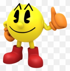 Pacman Large Standing - Pacman Png Emoji,Sob Emoji